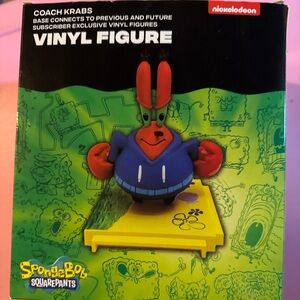 Nickelodeon SpongeBob SquarePants Coach Krabs Vinyl Figure - Red and Blue